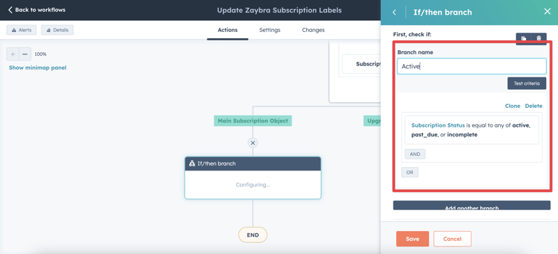 HubSpot Update Zaybra Association labels