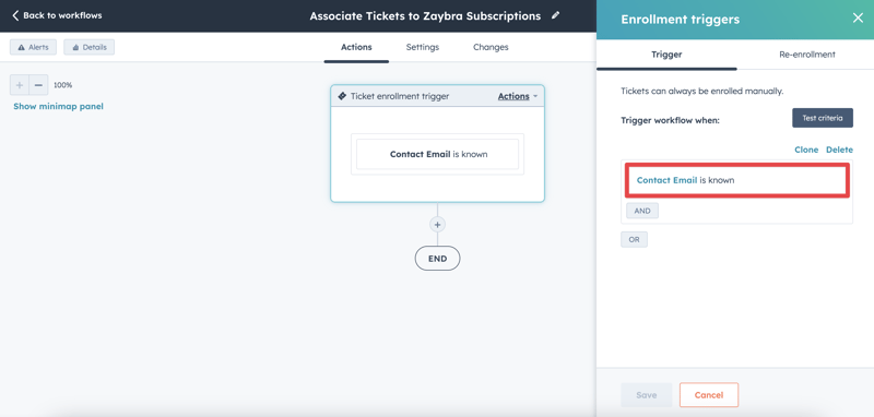 HubSpot Associ8 workflow