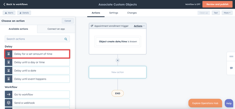 How to associate custom objects using associ8