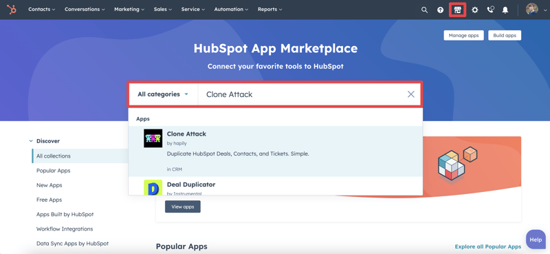 HubSpot How to Install hapily apps