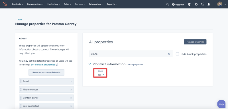 HubSpot How to label objects as duplicates