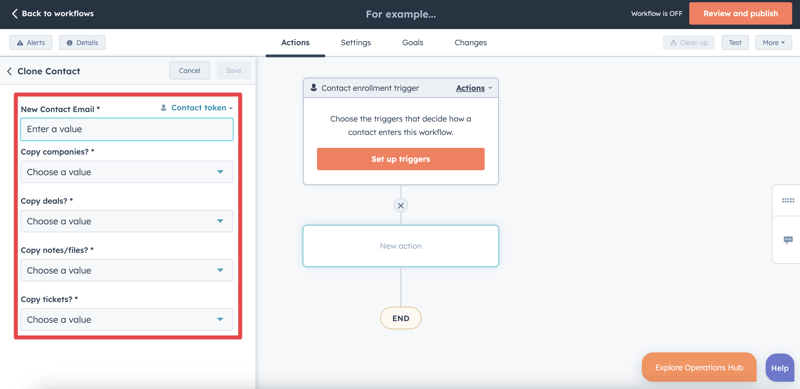 How to automatically clone objects in HubSpot