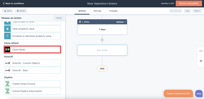 HubSpot How to automatically clone objects