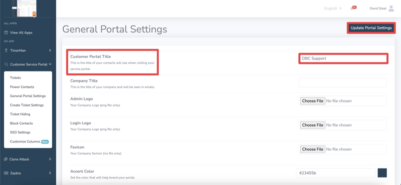 HubSpot how to customize the customer portal