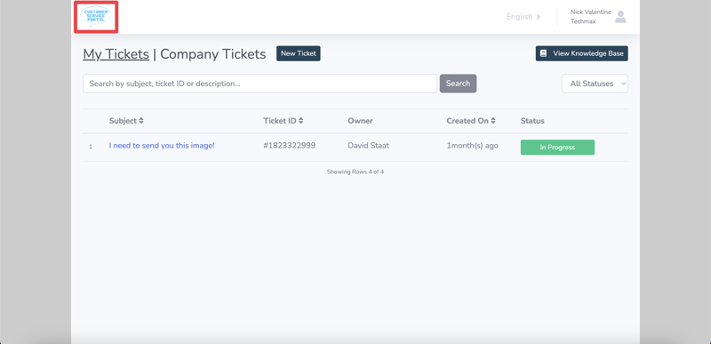 HubSpot How to add company branding to the customer portal