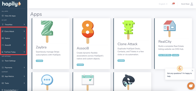 What is the hapily admin portal for?