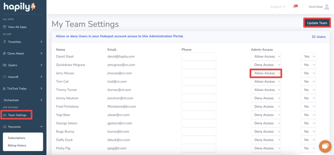 How do I add new users to my hapily portal?