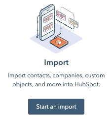 Start an import
