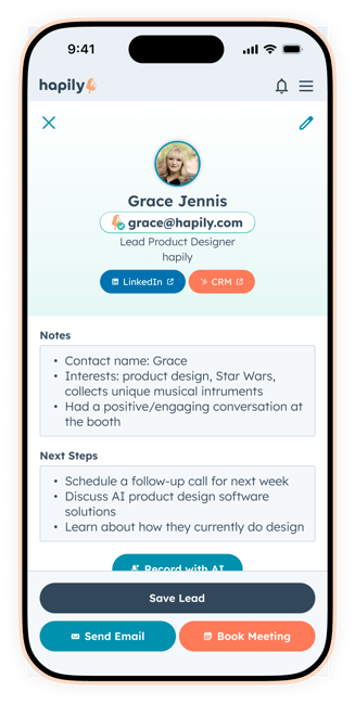 AI Voice Notes Summary Screen