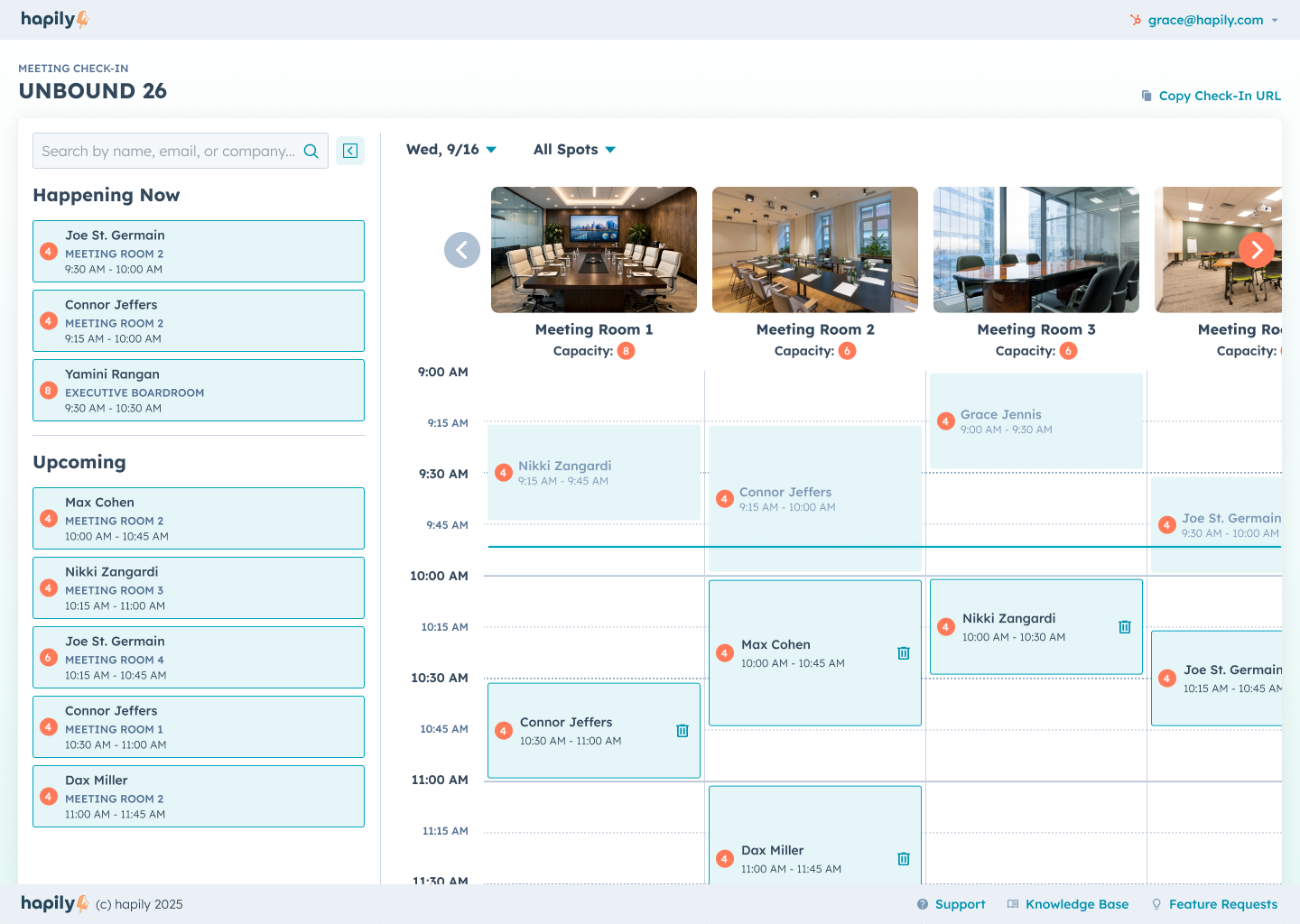 Meeting Manager - Event Check-In Home