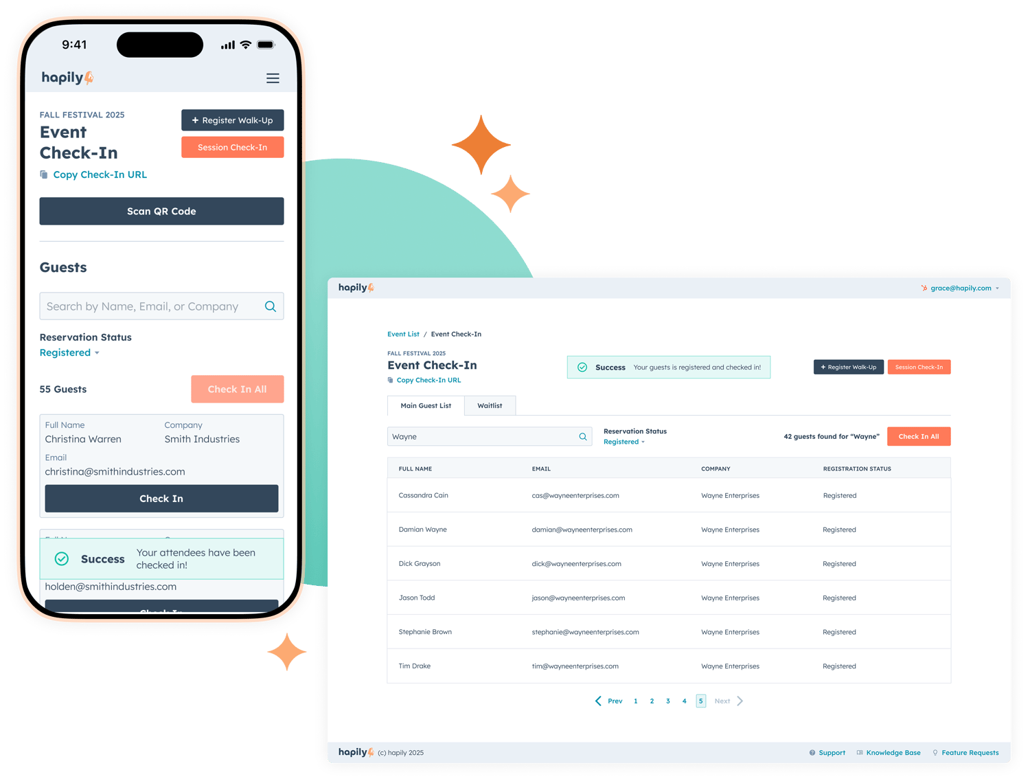Post Check In hapily | On-Site Experience