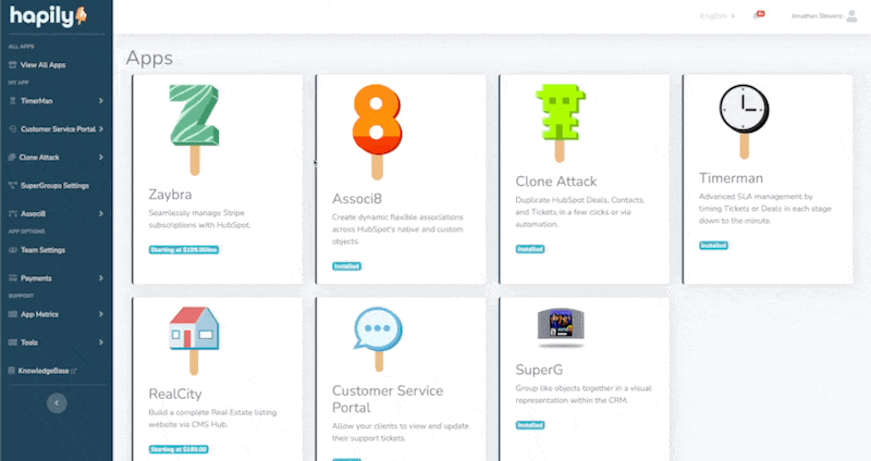 Upgrade Associ8 subscription