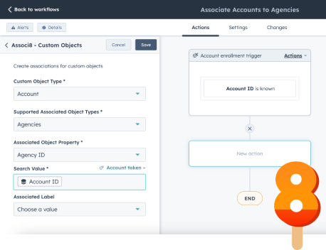Associating Accounts to Agencies In HubSpot Using Associ8