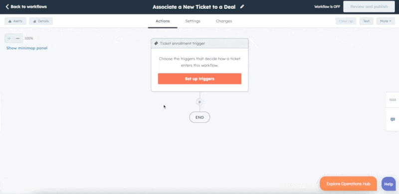 Associ8 Ticket to Deal Workflow
