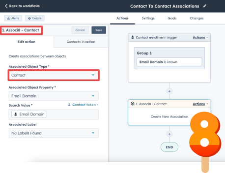 Automatic Same-Object-Type Associations With Associ8